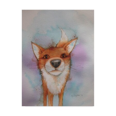 Trademark Fine Art Angie Livingstone 'Nosey Fox' Canvas Art, 18x24 ALI38090-C1824GG